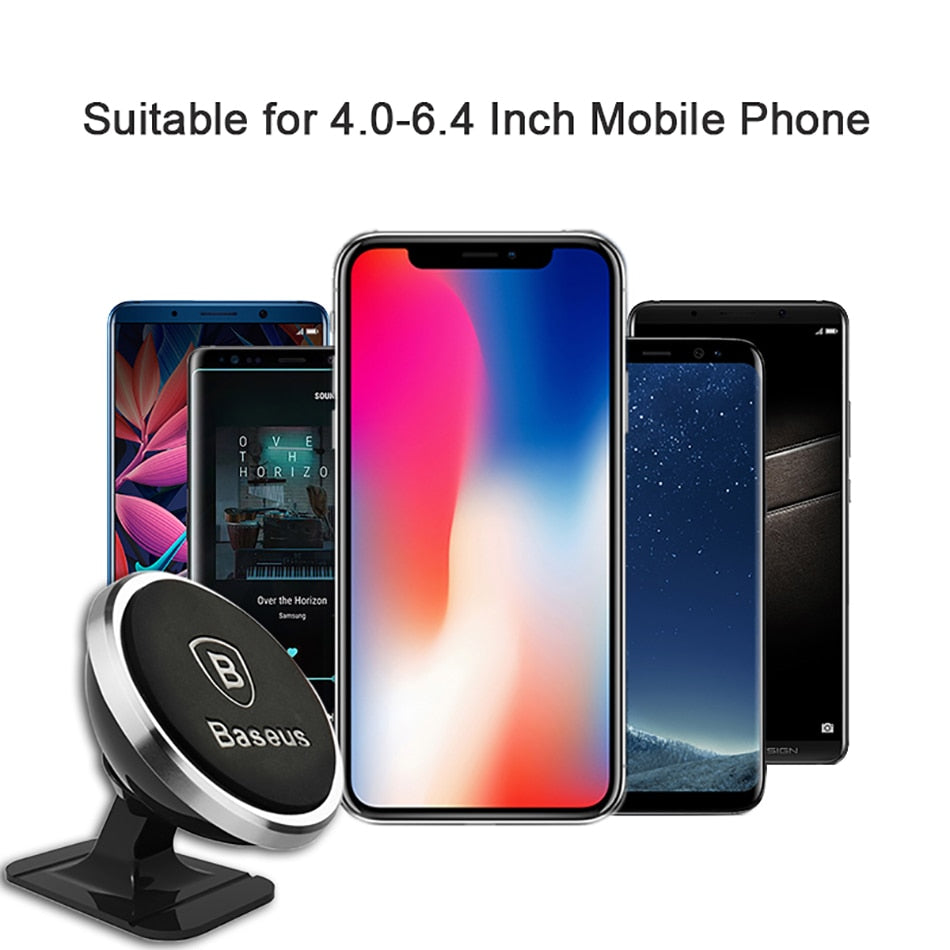 Baseus Magnetic Car Phone Holder For iPhone XS & Samsung